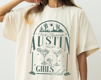 Personalized Austin Bachelorette Party Shirts, Bride Shirt, Luxury Bachelorette Shirt, Desert Bachelorette Party, Cowgirl Bachelorette Party