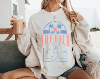 Miami Bachelorette Shirt Custom Location Bachelorette Party Shirt Beach Bachelorette Tshirt Personalized Tropical Bachelorette Bridal Party