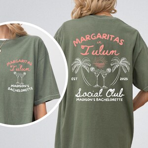 Custom Tulum Bachelorette Shirts, Custom Location Bachelorette, Beach Bachelorette Party Shirt, Cocktail Bachelorette, Mexico Girls Trip