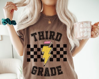 Comfort Colors® Third Grade Teacher Shirt, 3rd Grade Teacher Shirt, 3rd Grade T-Shirt, Third Grade TShirt, Elementary School, Teaching Shirt
