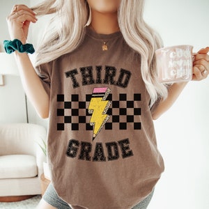 Comfort Colors® Third Grade Teacher Shirt, 3rd Grade Teacher Shirt, 3rd Grade T-Shirt, Third Grade TShirt, Elementary School, Teaching Shirt