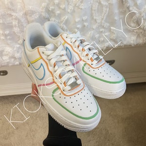 Custom Pastel Air Force 1s