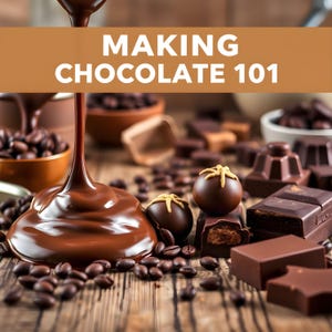 Making Chocolate 101, DIY chocolate, Chocolate gifts, Chocolate decorations