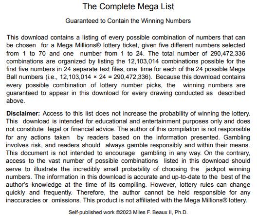 Mega List.pdf The Complete Mega List - Etsy