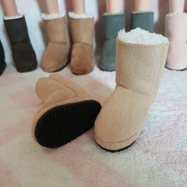 BJD Smartdoll Dollfie UGG Style Boots Shoes - Light Tan