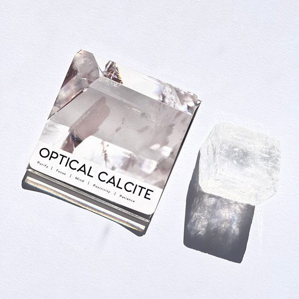 Optical Calcite, Natural Rough Specimen