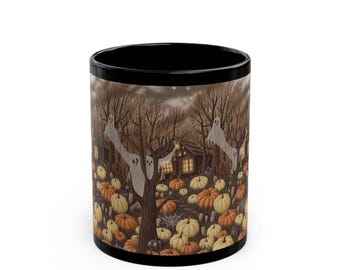 Halloween Ghost Mug: Spooky Coffee Cup, Fall Decor