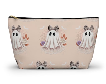 Ghost Accessory Pouch: Spooky Halloween Makeup Bag