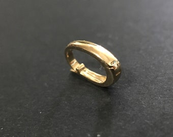 1Pc 14K Solid Yellow Gold Enhancer Bail Slide. Pendant Enhancer/Shortener