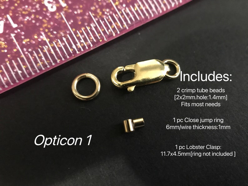 14K Gold Filled Jewelry Making Components in One Pack, Jewelry Findings/essentials, Crimp Bead