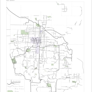 Fort-Collins-Fahrrad-Karte