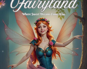 Sweet Dreams Retro Poster - Rolled Posters, Vintage Fairyland Wall Art Print