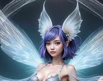 Magic Fairy Art Print: Ethereal Lake Dance (Digital Download