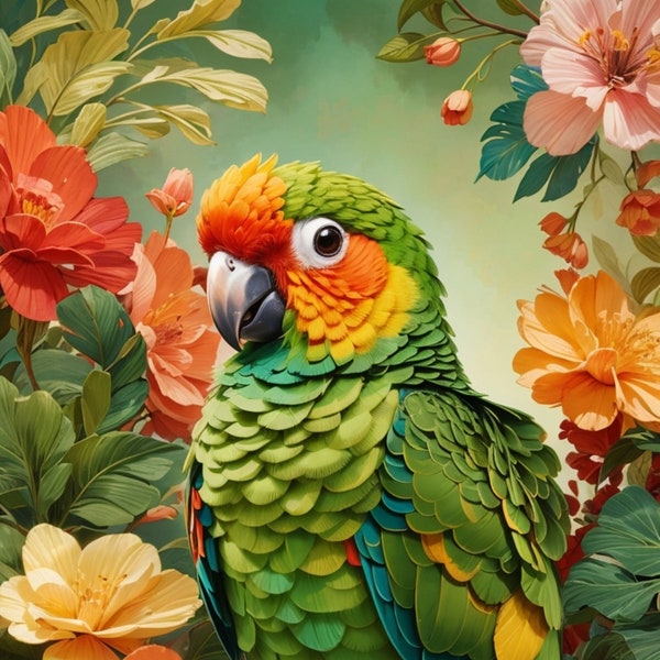 Green Cheek Conure Etsy