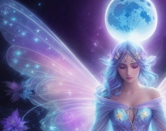 Magic Fairy Ethereal World Art Print: Whimsical Home Decor (Digital Download)