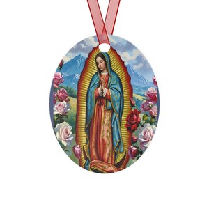 Santísima inmaculada Virgen de Guadalupe: Metal Ornaments