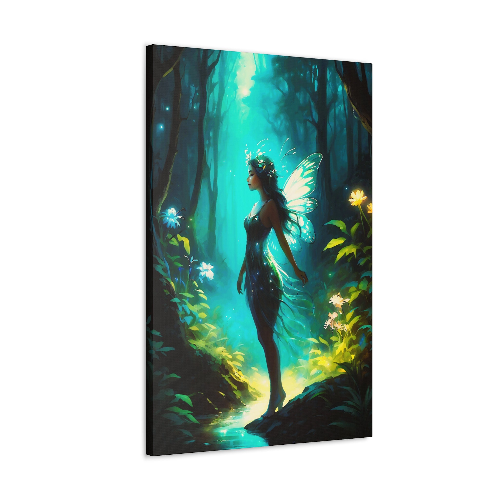 Night Fairy Fantasy Decor Wall Art Magical Night Elemental Enchanted