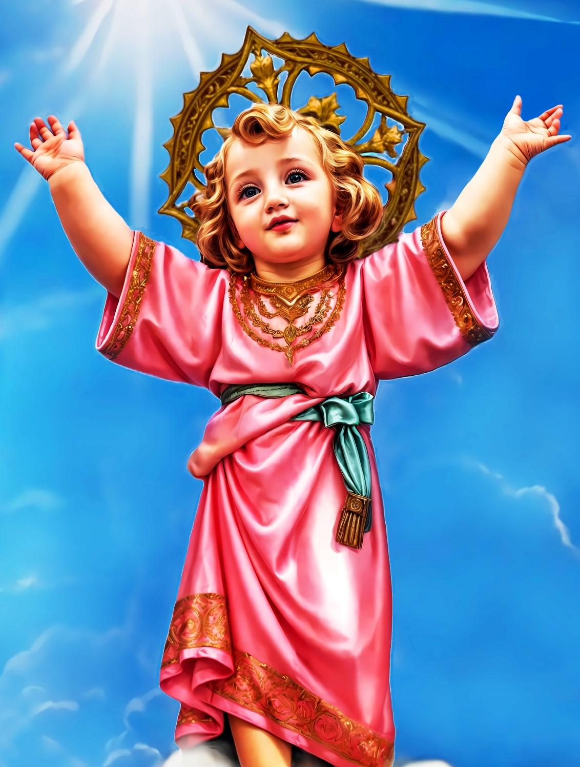 El Divino Niño Print, Christ Child Artwork, Religious Home Decor
