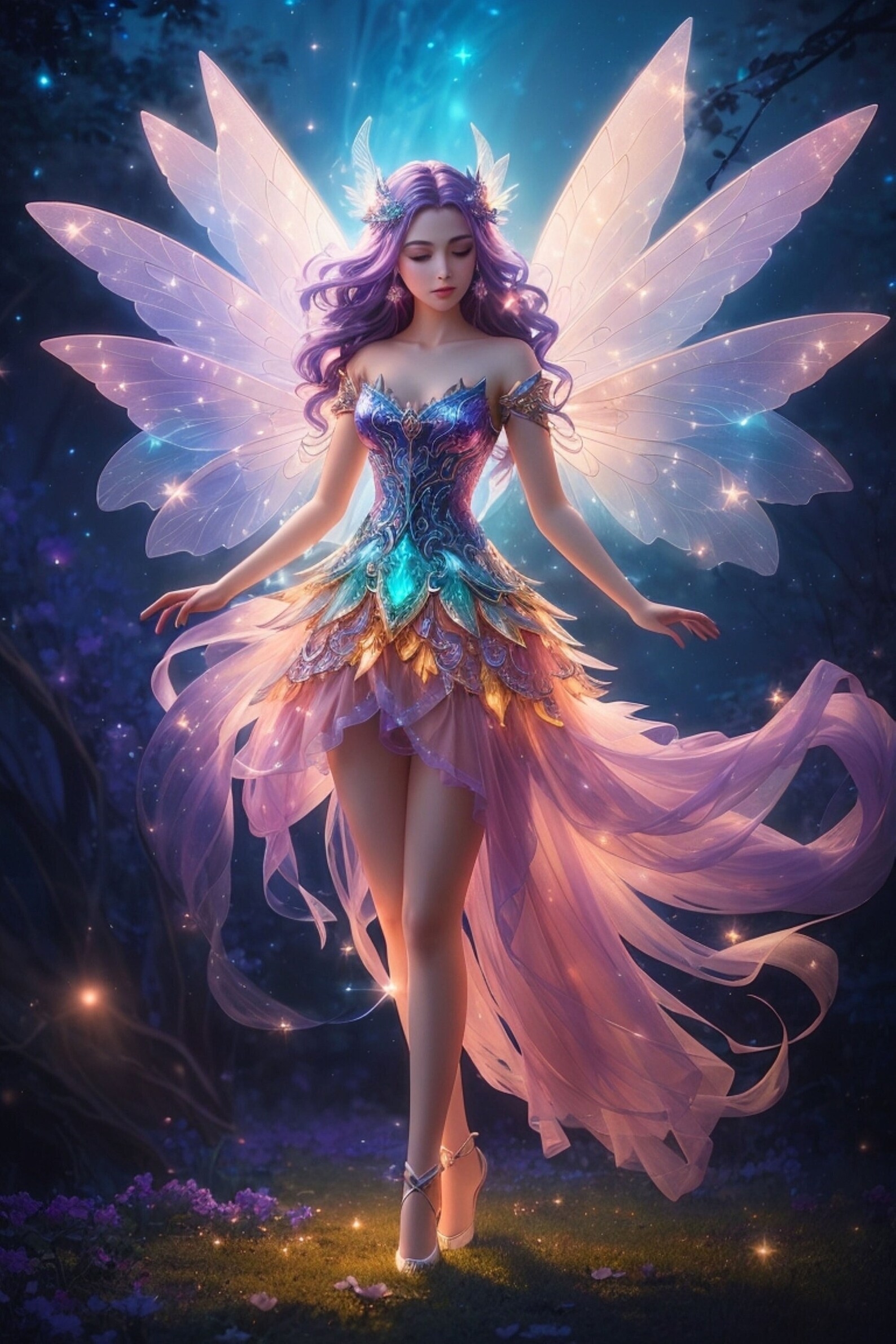 Ethereal Elegance for Home Decor, Classic Fairy, Ethereal World, Art