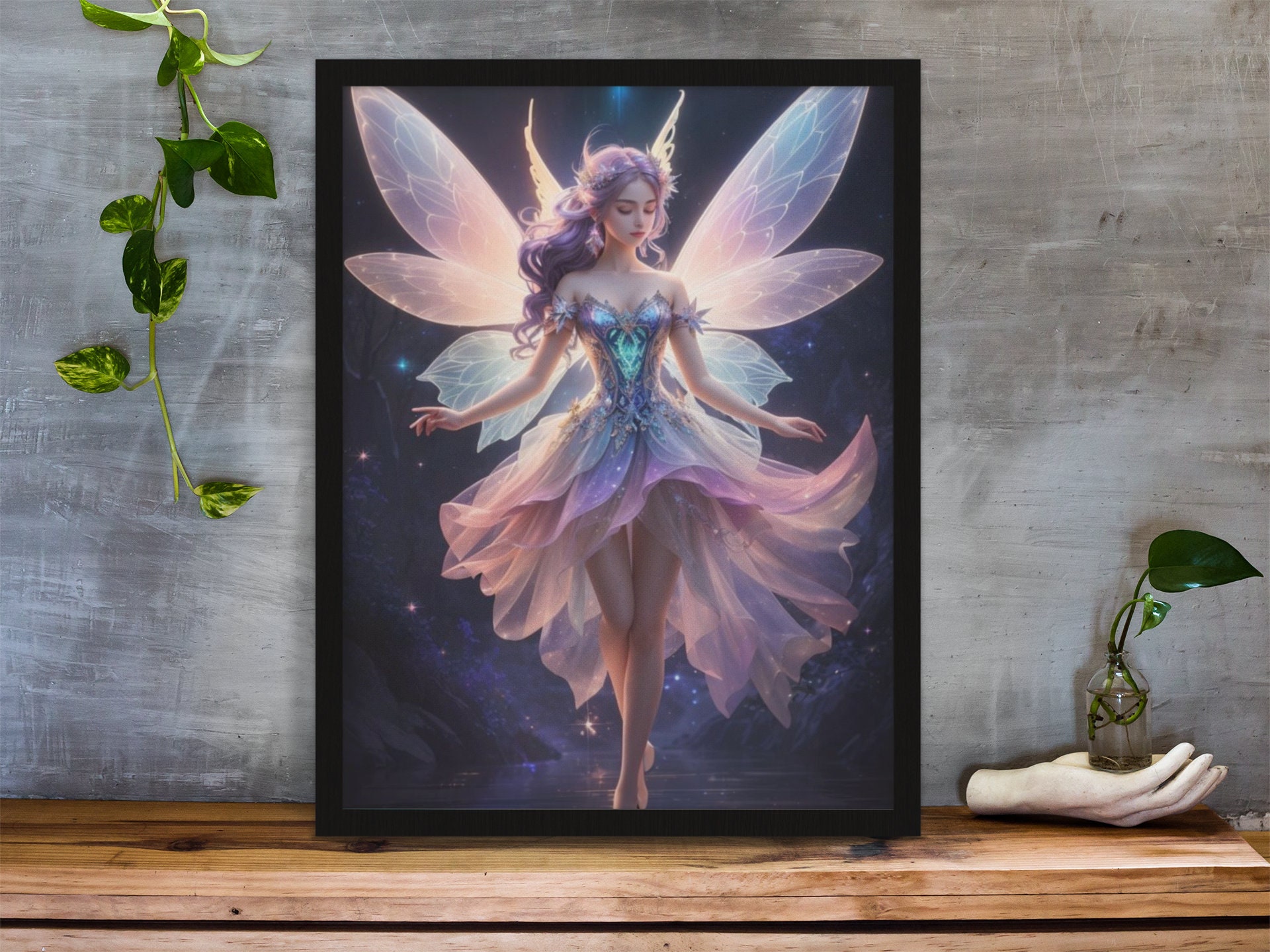 Classic Fairy, Ethereal World, Art for Crafts, Kid's Room, Home Wall ...