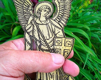 St Michael Laser Cut File: Vector Design for Cutting Machines (SVG, PDF, LBM2)