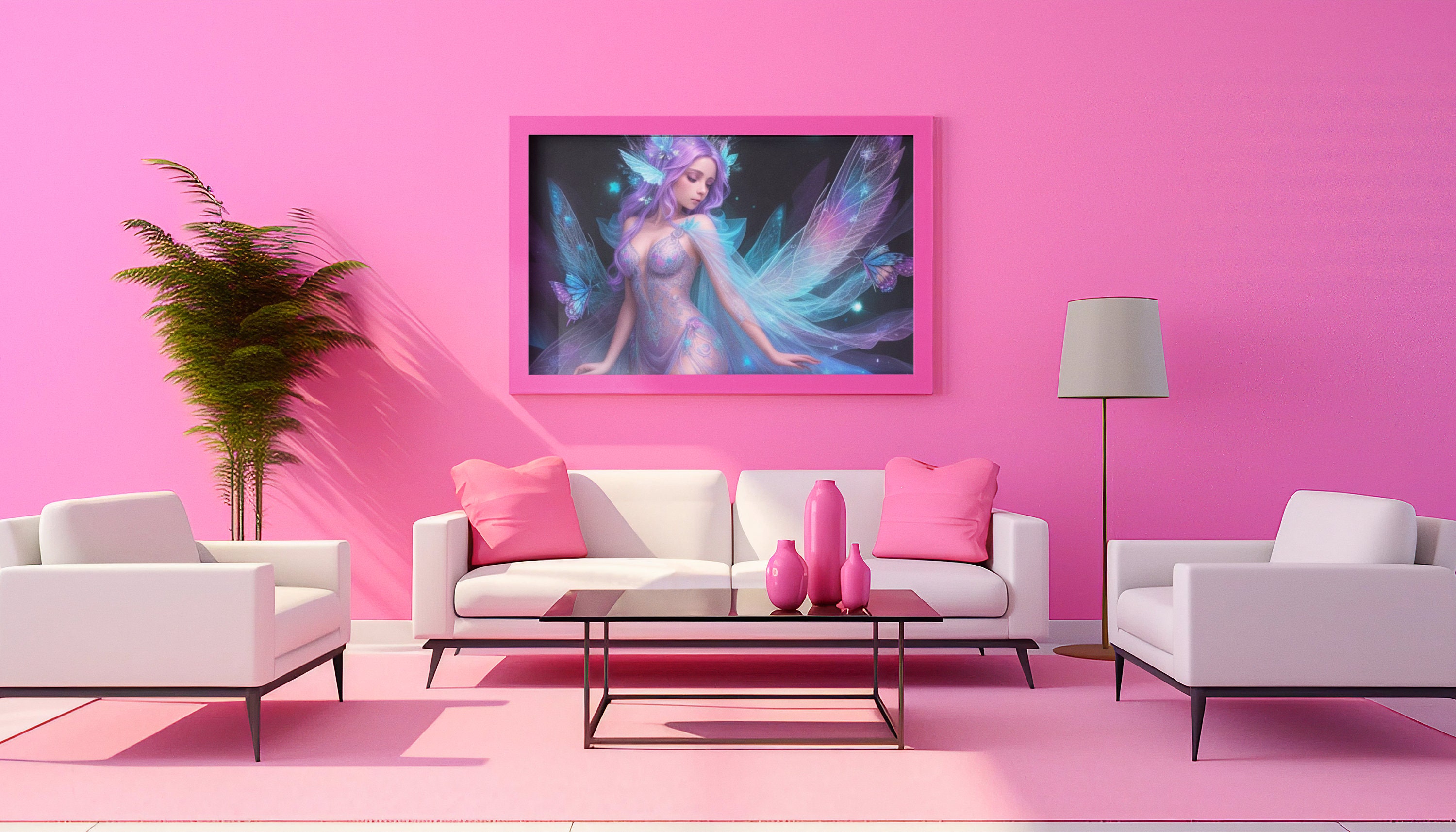 Magic Fairy Ethereal World Fantasy Art Home Wall Decor Digital
