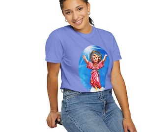 El Divino Niño Shirt, Spiritual Apparel: Unisex Christian Garment-Dyed Tee