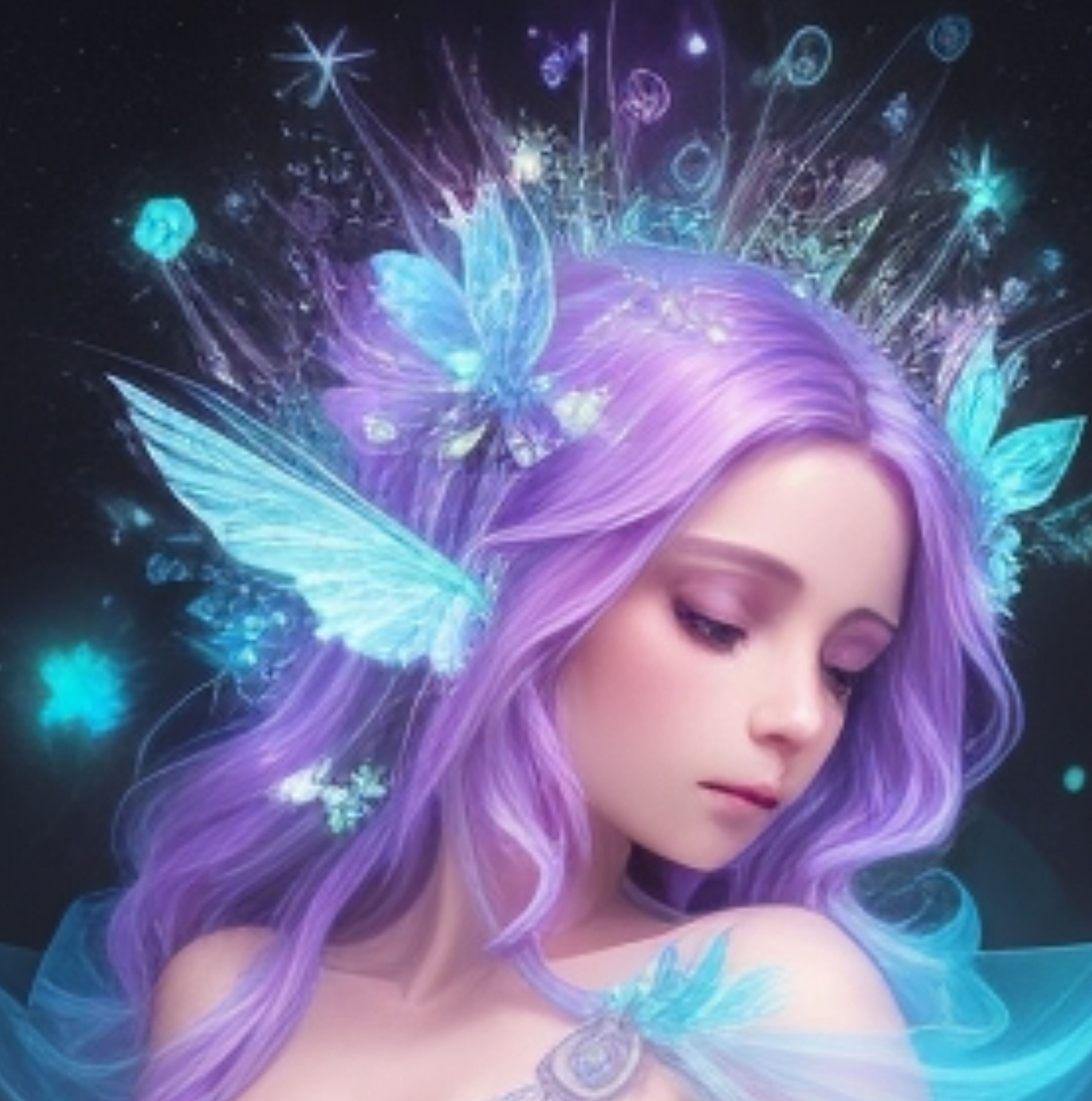 Magic Fairy Ethereal World Fantasy Art: Home Wall Decor Digital ...