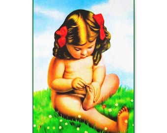 Niña de la Espina Canvas Gallery Wrap, Good Luck Home Decor (12x16)