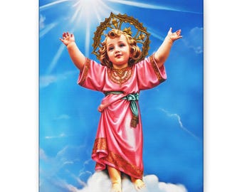 Divine Child Canvas Art: El Divino Niño Religious Decor