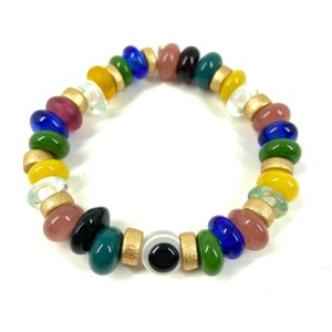 Colorful Evil Eye Bracelet