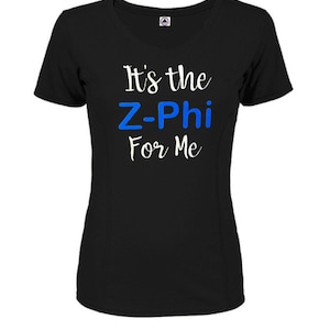 Zeta Phi Beta Glitter/Non-Glitter “It’s the Z-Phi For Me” T-Shirt