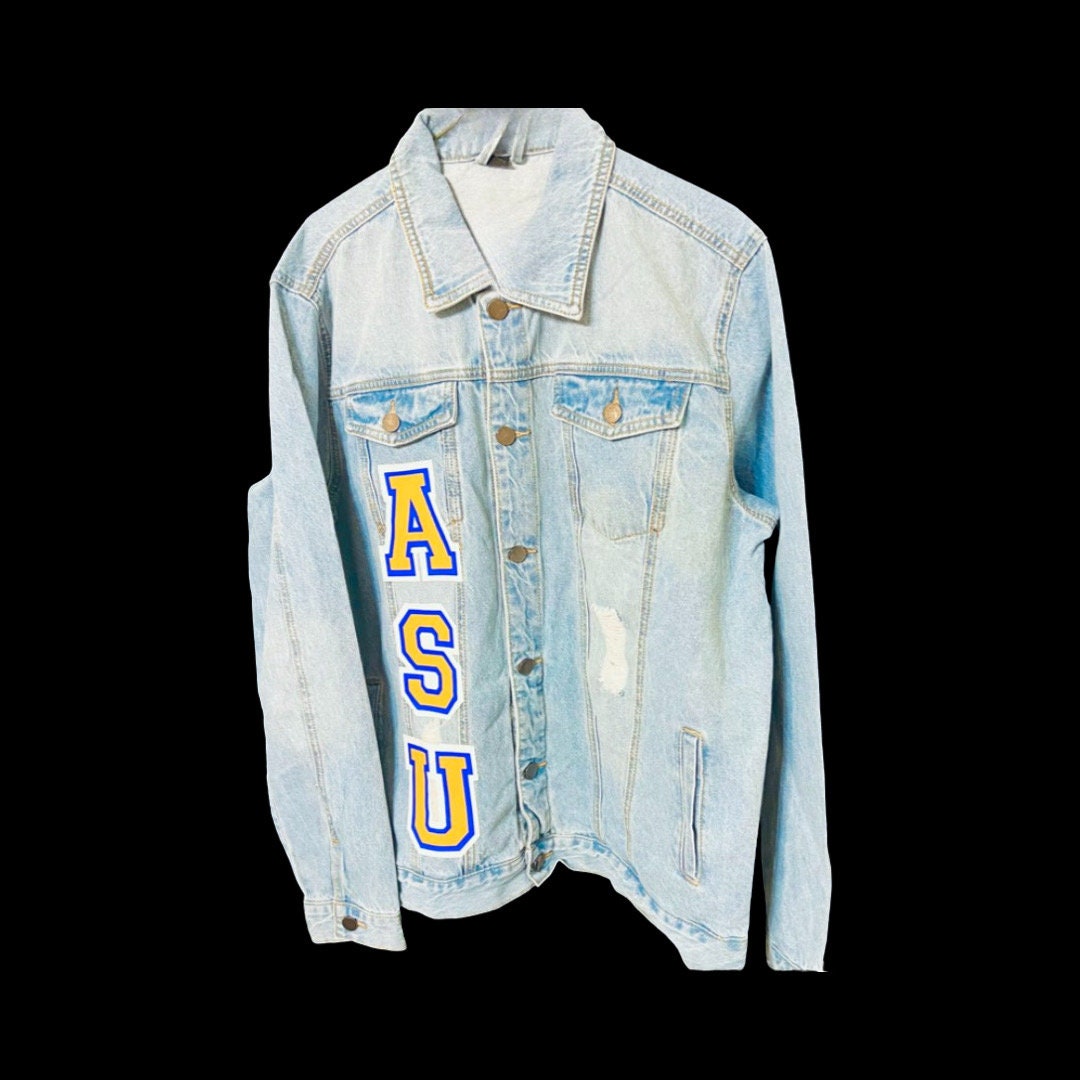 ASU (albany State University) Denim Jacket (optional Personalization ...