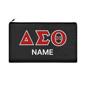 Bolsa ligera con o sin purpurina Delta Sigma Theta (personalización opcional)