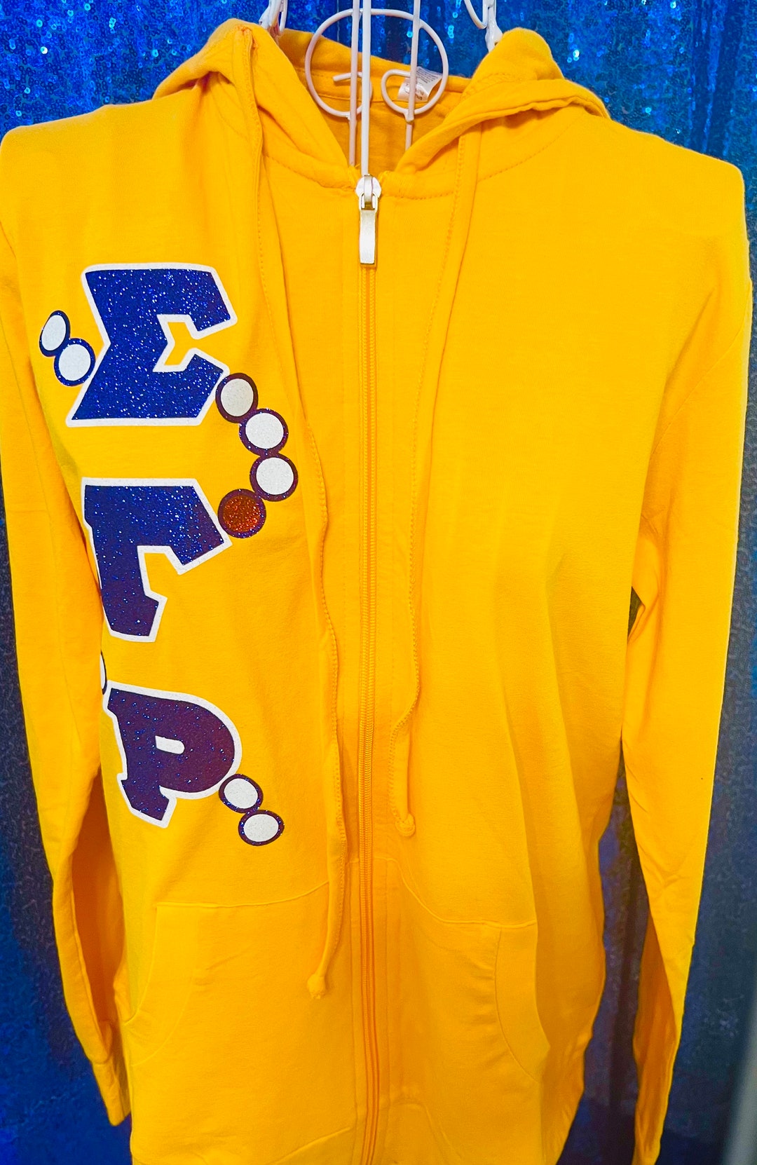 Sigma Gamma Rho Glitter Zip-up Hoodie optional Personalization - Etsy