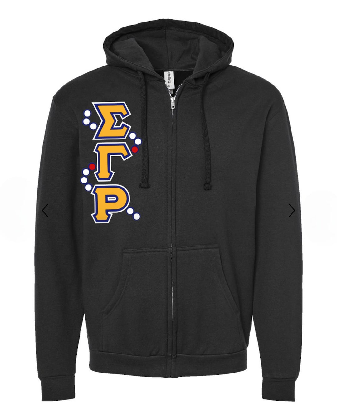 Sorority Hoodie - Sigma Gamma Rho Pearl Blue Zip Hoodie main image 1