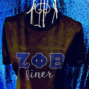 Zeta Phi Beta Rhinestone T-Shirt