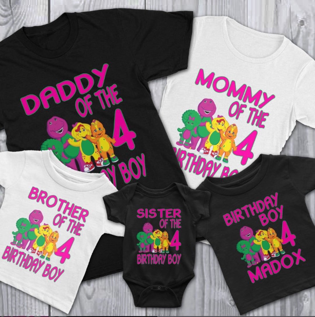Personalized Birthday Boy OR Girl Shirts Matching Family Etsy