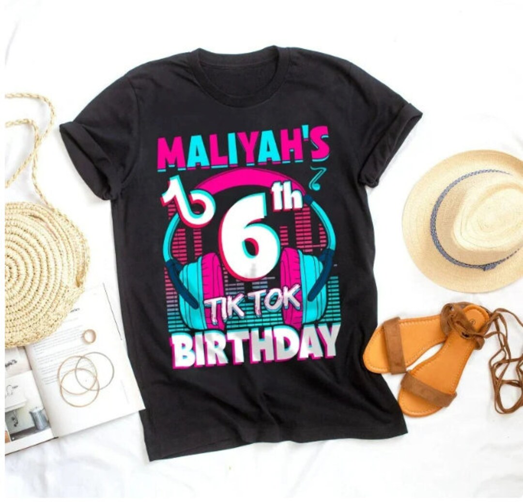 Personalized Social Media Birthday Boy OR Girl Shirts Etsy