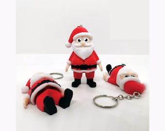 3D Printed Flexi Santa: Christmas Decor STL File