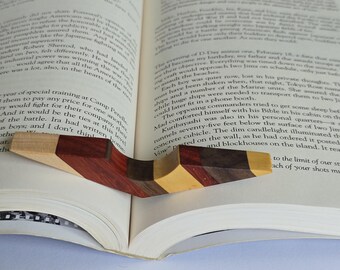 Wood page book holder - reading aid - book buddy