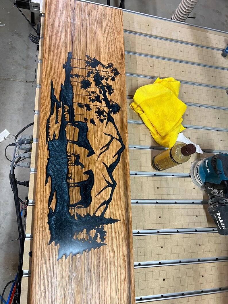 Epoxy Inlay Table and Boards - Etsy