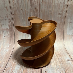 3d printed spiral twist egg holder