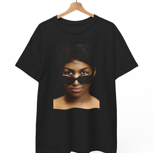 Aretha Franklin Shirt, 60s Aaliyah, Queen of Soul RB, Young Aretha Respect Woman, Motown Singer, Fan Graphic, Old School R&B, Disco Pop Diva