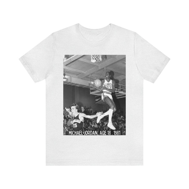 Rare Michael Jordan Shirt High School Game. Laney High Wilmington NC