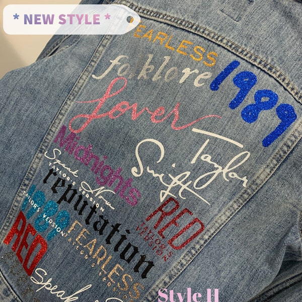 Chaqueta vaquera personalizada Taylor Swift