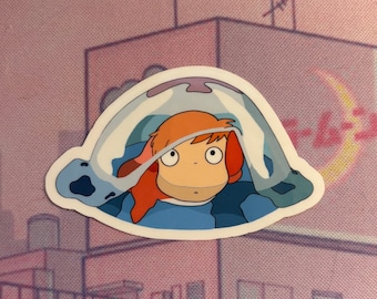WATERPROOF Ponyo Sticker