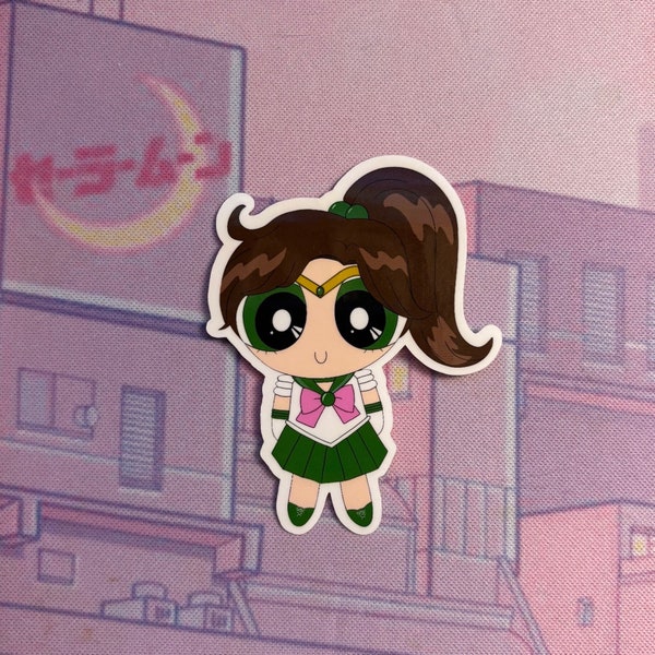 Powerpuff Girls x Sailor Jupiter Sticker