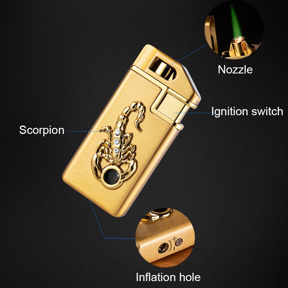 Scorpion Lighter Embossed Lighter Torch Lighter Etsy