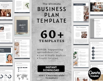 Modelo de Plano de Negócios: Planilha para Startups, Design no Canva (Excel Incluso)